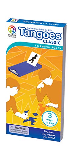Tangoes Classic Tangram Travel Game With Portable Case Featuring 100 Challenges For Ages 7 - Adult #TOP1