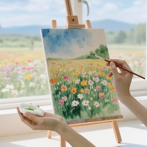 Image of Magicfour Silicone Paint Brush Rest Holder for Watercolor Oil Acrylic Painting Brush, 3 Pcs Artist Brush Holder Caddy Organizer Solution for Painting Accessories- Space Saving Design