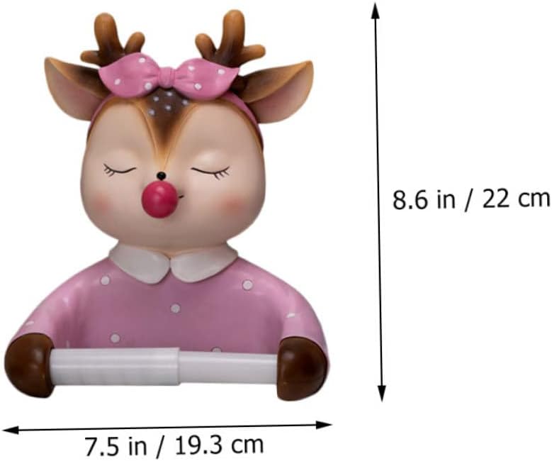 1pc Cute Wall-Mounted Tissue Storage Rack for Bathroom Space-Saving Toilet Paper Holder for Kitchen and Bathroom Use Fits All Roll