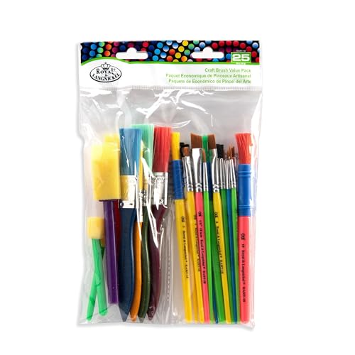 Royal & Langnickel RART-18 -Loisir Créatif - Pack de 25 pinceaux