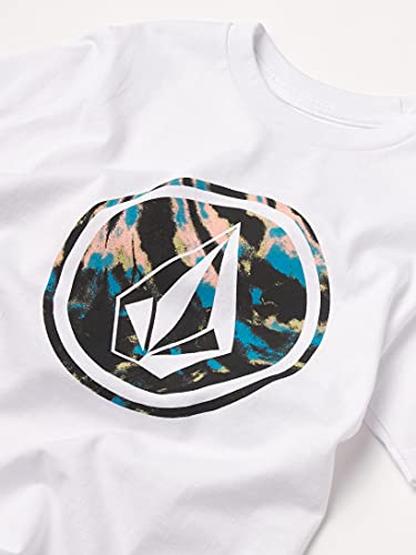 Volcom Circle Stone Short Sleeve Tee (Big Boys & Little Boys Sizes), White, Large #TOP1