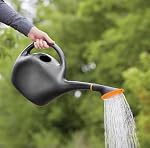 Bloem Easy Pour Watering Can, 1.6 Gallon, Black (487160-4004)