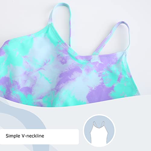 Girls One Piece Swimsuits Unicorn Ruffle Bathing Adjustable Strap Swimwear 2-14 Years4