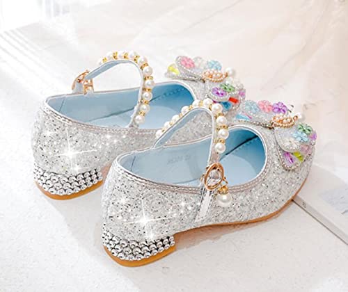 Girls Low Heel Princess Party Wedding Bridesmaids Shoes(Toddler/Little Kid)4