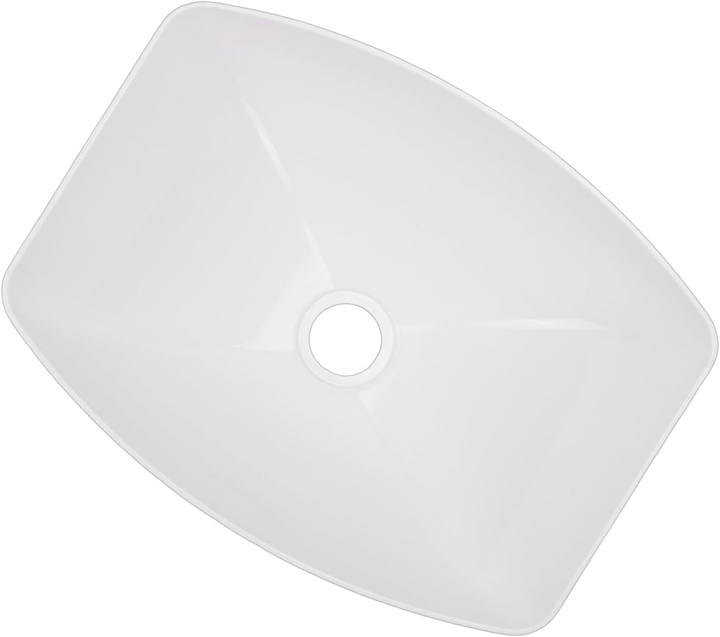 Tbest Acrylic RV Bathroom Sink Smooth Surface Scratchproof Wearproof High Temperature Proof for RVs Yachts Boats