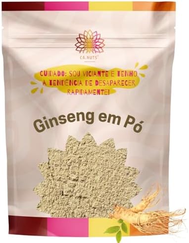 Ginseng em Pó Puro Premium | Importado Suplemento natural Ca.Nuts...