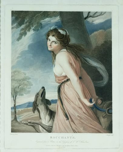Bacchante Gravée George Romney Peintures Toile Grand Format 60x90