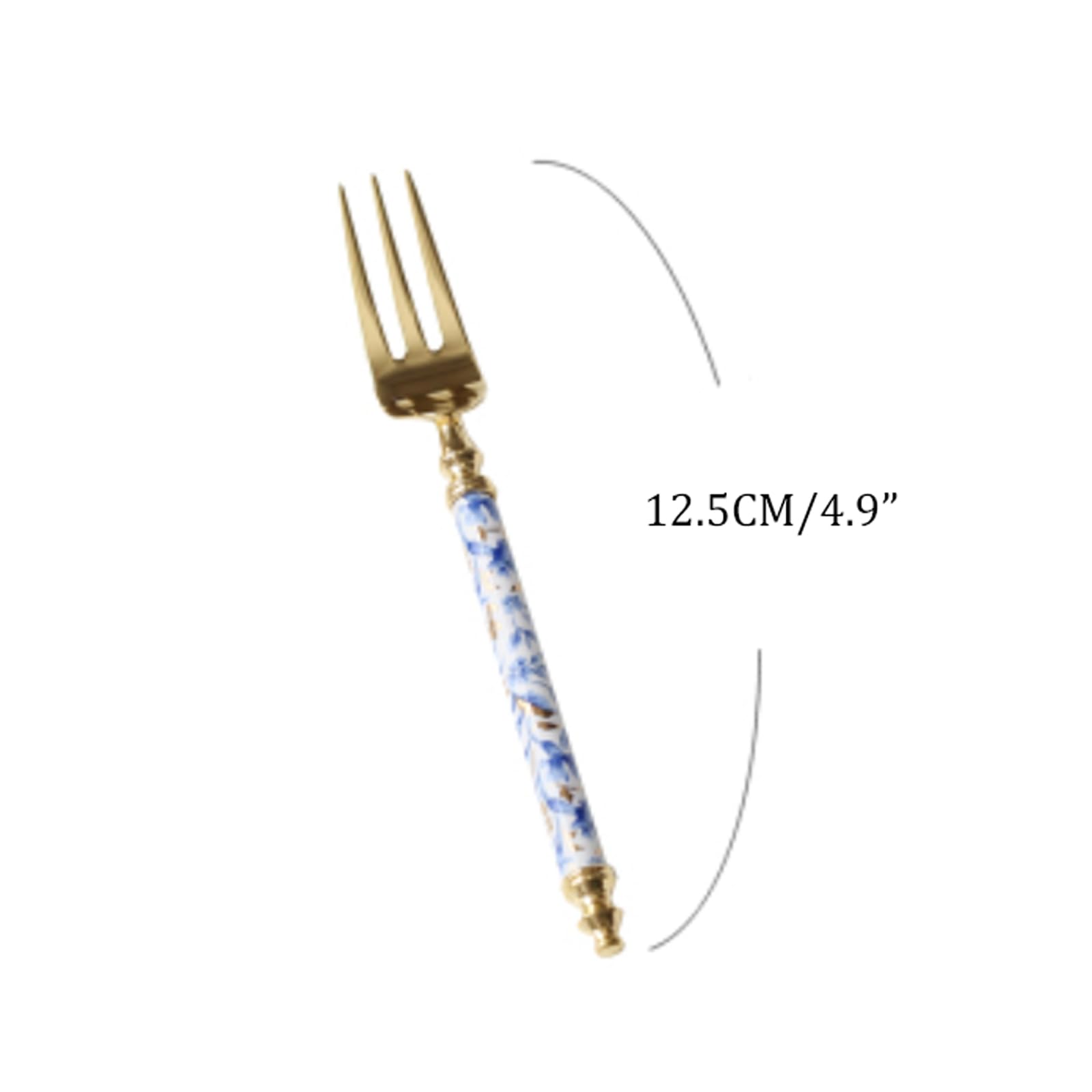 la fourchette, la fourchette de fruits, Fourchettes en acier inoxydable1 pièces fourchette à café dorée européenne cuillère à remuer cuillère à dessert en acier inoxydable fourchette à gâteau fourchet