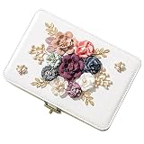AOSIFIEL Necklace Jewelry Box & Organizer for Women, Teenage Girls, Kids, Child, Earrings Jewelry Bo