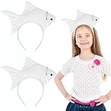 Matiniy 2 Pieces Goldfish Heaband Animal Cosplay Hair Band for Kids for Halloween Party Cosplay Accessories (White)
