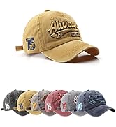 TRABIG Cap Herren Damen Gewaschener und atmungsaktiver Retro-Stil, Baseball Cap Unisex 100% Baumw...