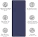 Yoga Mat - Upgraded Yoga Mat Eco Friendly Non-Slip Exercise & Fitness Mat with Carrying Strap, Workout Mat for All Type of Yoga, Pilates(1/4 inch-1/8 inch)