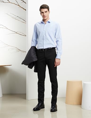 Image of Symbol Premium Men's Wrinkle-Resistant Regular Fit Cotton Formal Shirt