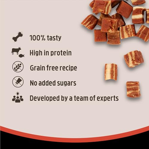 Pets Unlimited Meat Snacks, 100g Bag, a Natural Pet Treat, No Artificial Colors Flavors or Preservatives