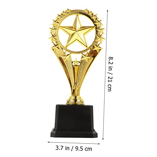 BESPORTBLE 5 Peças Troféu De Jogo Mini Estrela Troféu Prêmios Brinquedo Troféu Infantil Troféu Engra