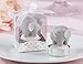 Kate Aspen Little Peanut Elephant-Shaped Candle, Gray, Pack of 4