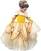 Produktbild OBEEII Mädchen Karneval Kostüm Prinzessin Belle Kleid Kinder Grimms Märchen Faschingskostüm Cosplay Party Halloween Festkleid Beauty and The Beast Costume Fancy Dress Up 2-3 Jahre