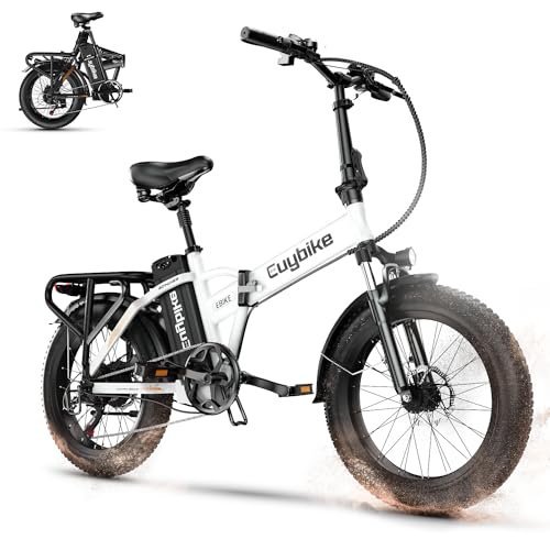 EUYBIKE Folding Electric Bike for Adults,1000W Motor(Peak 1500W),30MPH 60Miles Long