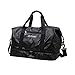 Produktbild Sporttasche, Seesack/Reisetasche, Kinder Badetasche Gym Tasche Herren schwimmtasche Schultertaschen Reisetasche Jungen Urlaubstasche klein Fitnesstasche groß (Schwarz)