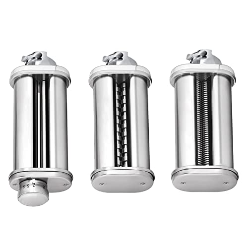 Conjunto de acessório de máquina de macarrão, 3 conjunto de acessório de máquina de fazer macarrão d