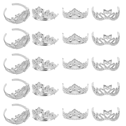 Diadèmes miniatures SUPVOX en plastique contre la perte d'accessoires de poupée - 80 pièces