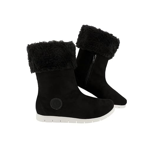 Bota Feminina Neve 100% Lã Pelo Dentro Esquimó Inverno Confort AM201