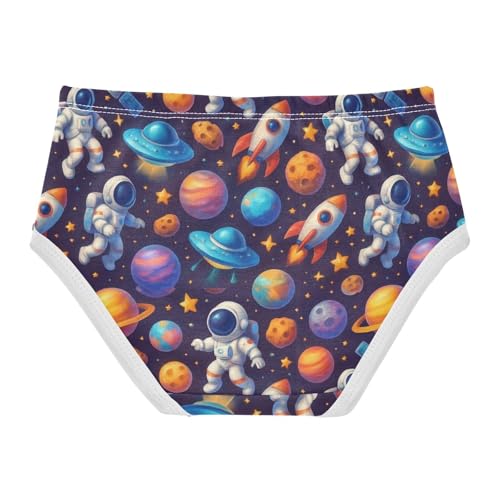 Joisal Girls Underwear Toddlers 2t Cotton Little Girl Panties Funny Kids Undies Briefs Fun Colorful Outer Space Planets2