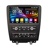 4+64G Car Radio for Ford Mustang 9 inch Touch Screen 2010 2011 2012 2013 2014 Stereo,Wireless Carplay/WiFi/Bluetooth/EQ Audio/Andriod Auto/AM/FM/AHD Camera