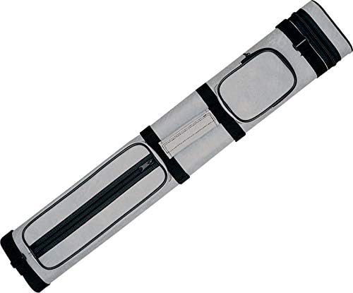 SuperJock Action Brand AC24 2X4 Oval Hard Vinyl Pool/Billiard Cue Case - Grey