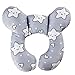 Zemolo Baby Reisekissen Auto Reise Nackenkissen Baby Kissen Auto Nackenhörnchen Kinder für Kinderwagen Autositz Kissen Kindersitz Kinder Schlafkissen für Babys 0-1 Jahre, Baby Kopfstütze
