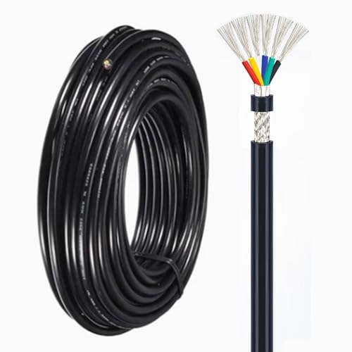 Cable blindado de alta resistencia UL2464 de 22 AWG con 6 conductores de cobre estañado 2