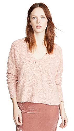 Free People Women's Finders Keepers V Neck Sweater, Nude Peach