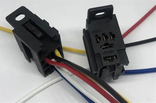 Relé G8HN-H70 12VDC V6-1A-12V de 4 pines con base para coche y moto