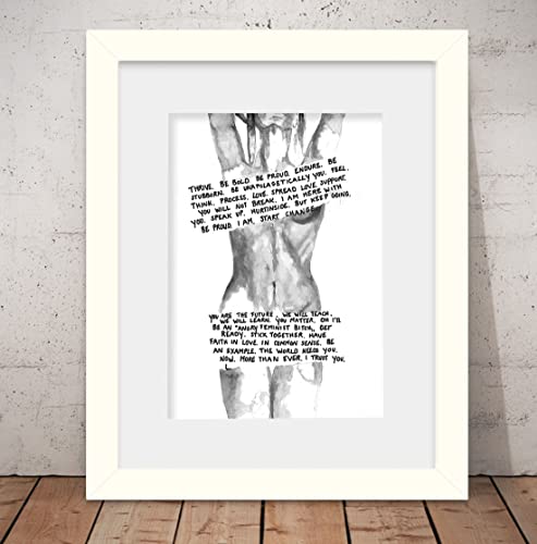 Quadro Mulher Sexy Nude 56x46cm Vidro + Paspatur B2236