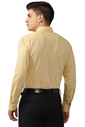 Image of Peter England Men's Textured Slim Fit Shirt