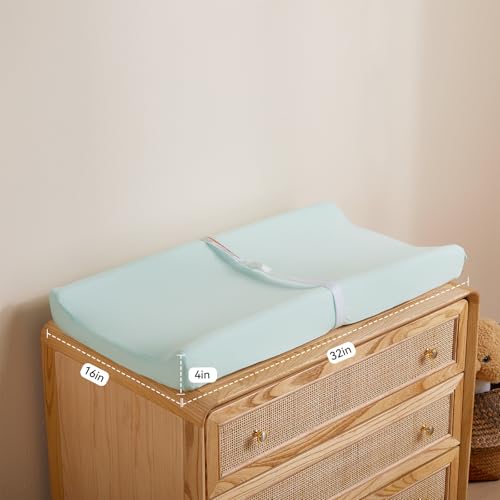 image for TILLYOU Changing Pad Cover Set in Soft Jersey Material - Fits 32