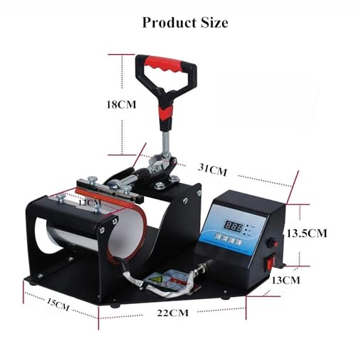 Prensa térmica 2 en 1 para tazas de 11-17 oz miniatura 7