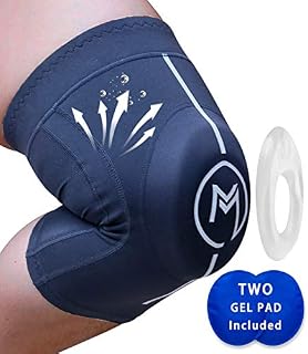 Knee Compression Sleeve - Knee Brace with Patella Gel Pads - Knee Support