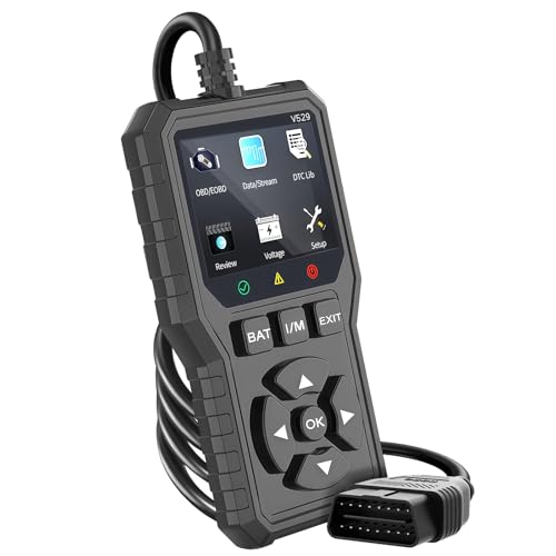 OBD2 Diagnosegerät OBD Auto Diagnose, Universal Auto Auslesegerät, KFZ Motor Fehlerauslesegerät Lesegerät mit Vollständigen OBDII Funktionen, Geeignet für BMW VW Mercedes Audi Alle OBDII Fahrzeugen