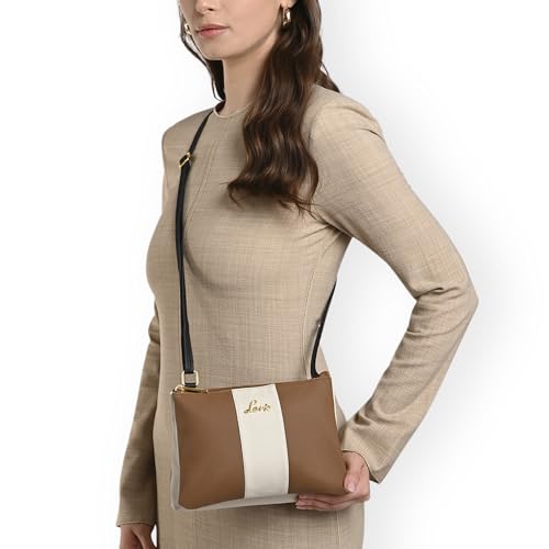 Image of Lavie Women's Lynn 2C Colorblock Crossbody Sling Bag | Top Zip Sling Bag | Ladies Purse Handbag | Gift for Women