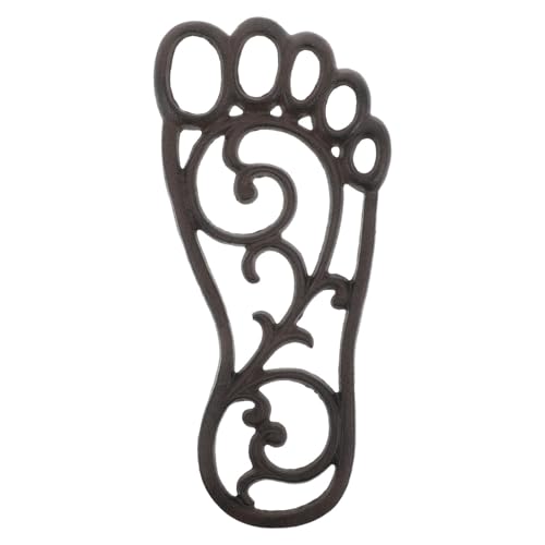 Tapis de porte fonte extérieur pour pelouse : pierre de marche robuste et résistante