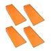 Parts 4 Outdoor Felled Spiked Tree Felling Wedges for Tree Cutting 5.5in Orange Plastic Felling Wedge, Logging Tools 4 Pack