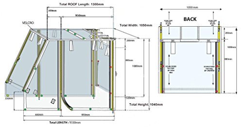 Heavy Duty Full Forklift Cab Enclosure Cover Clear Vinyl Universal Standard Size #TOP1