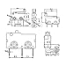 NDZZQBPGO Industrial Switches 10PCS Mini Micro Switch 3Pin with Roller Limit Switch Switches