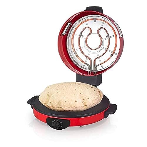 Saachi 40cm Roti Tortilla Pizza Maker Nl-rm-4980 Red