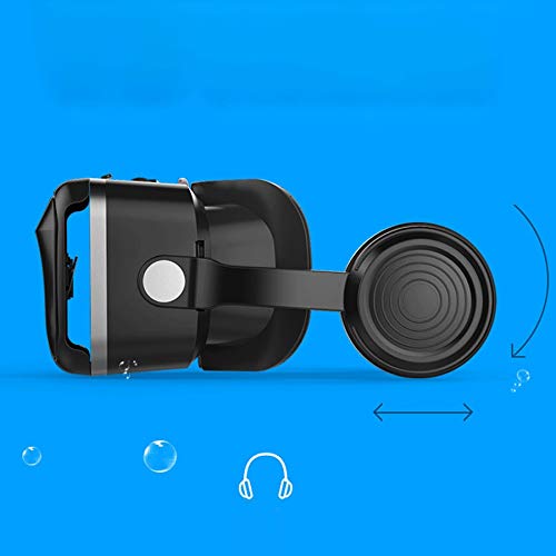 Yuxahiug Fone de ouvido uj vr óculos 3D de realidade virtual para jogos de realidade virtual e filme