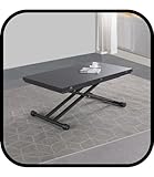 VOLERO', Mesa de Centro elevable, transformable y Extensible, Modelo ULISSE Mediano. (Gris)