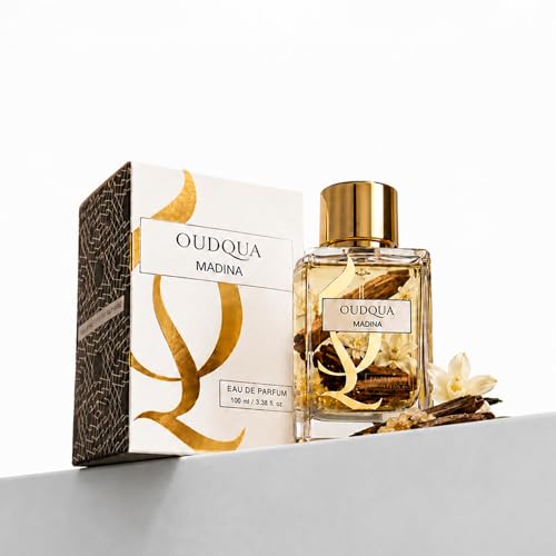 Image of Madina Eau De Parfum 100ml | Woody Vanilla Oud Unisex Perfume | Long Lasting Arabic Fragrance | Premium EDP for Men & Women | Originated in France