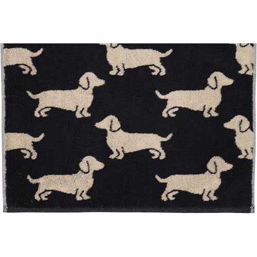 Cawö Handtücher WE Love Dogs 6246 Schwarz-Beige - 93
