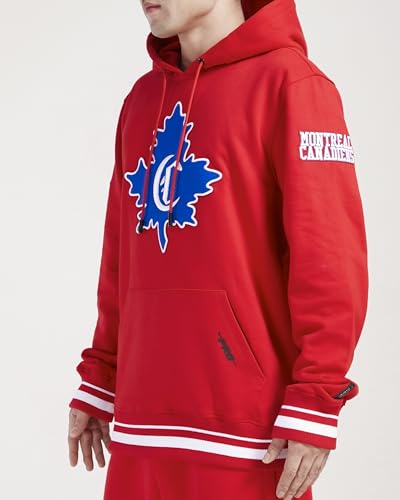 Image of Pro Standard Men's NHL Retro Classics Brushed Back French Terry Pull Over Hoodie